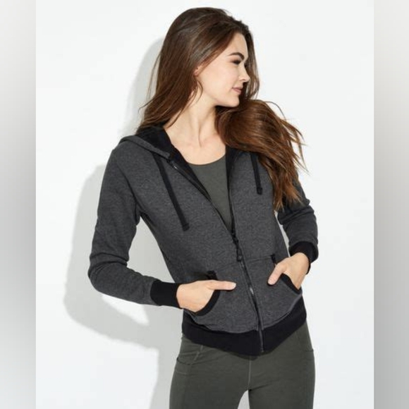 Pact Tops - Pact Organic Gray Hoodie Size Medium